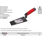 YATO YT-5240 Kőműves kanál 165 mennyezeti inox lágy fogantyús