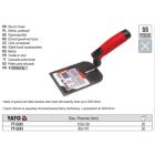 YATO YT-5242 Gipszelő kanál 100 x 130 mm inox