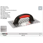 YATO YT-52471 Vakolatkaparó tüskés 248 x 133 mm