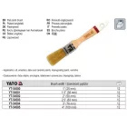 YATO YT-54500 Ecset fa nyéllel 1" kevert sörte