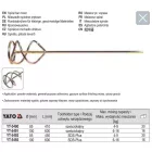 YATO YT-5490 Keverőszár (festék) 85 x 410 mm