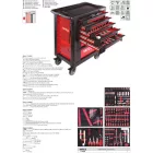 YATO YT-55290 Szerszámkocsi szerszámokkal 211 részes