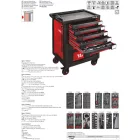 YATO YT-55293 Szerszámkocsi szerszámokkal 165 részes