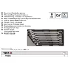 YATO YT-5532 Csillag-villáskulcs készlet 6 részes 22-32 mm (fiókbetét)