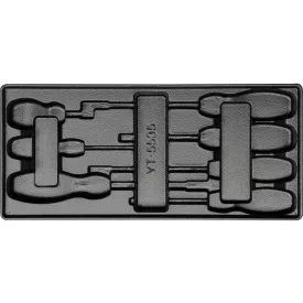   YATO YT-55351 Csavarhúzó készlet 7 részes CrMo lapos (fiókbetét szerszám nélkül)