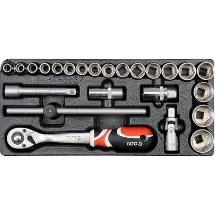 YATO YT-5537 Dugókulcs készlet 24 részes 1/2