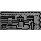 YATO YT-55371 Dugókulcs készlet 24 részes 1/2" 10-32 mm CrV (fiókbetét szerszám nélkül)