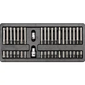 YATO YT-5538 Csavarozóbitek 40 részes (fiókbetét)