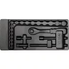 YATO YT-55421 Dugókulcs készlet 22 részes 3/8" 6-22 mm CrV (fiókbetét szerszám nélkül)