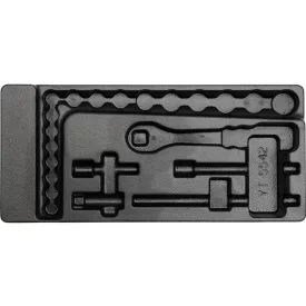   YATO YT-55421 Dugókulcs készlet 22 részes 3/8" 6-22 mm CrV (fiókbetét szerszám nélkül)