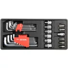 YATO YT-55451 Imbusz készlet 31 részes (fiókbetét)