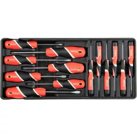   YATO YT-55455 Csavarhúzó készlet 13 részes S2 (fiókbetét)