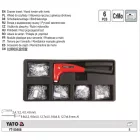 YATO YT-55466 Kézi popszegecshúzó és szegecsek 6 részes (fiókbetét)
