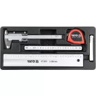 YATO YT-55474 Mérőeszköz készlet 5 részes (fiókbetét)