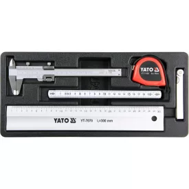 YATO YT-55474 Mérőeszköz készlet 5 részes (fiókbetét)