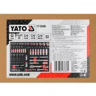 YATO YT-55490 Szivacs fiókbetét szerszámkocsihoz 92 részes (dugókulcs készlet 1/4 és 1/2 col)