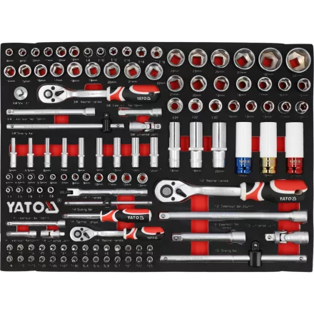 YATO YT-55491 Szerszámkészlet szivacs fiókbetétben 120 részes