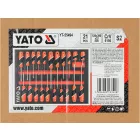 YATO YT-55494 Szivacs fiókbetét szerszámkocsihoz 21 részes (csavarhúzó, lapos, PH, torx)