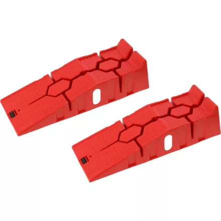 YATO YT-55671 Autórámpa készlet PP műanyag teherbírás 2 x 1,5T (3T) piros 2 db/csomag