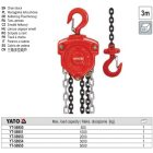 YATO YT-58950 Láncos emelő 500 kg 3m emelőmagasság