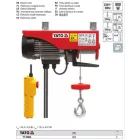 YATO YT-5904 Elektromos csörlő 500 kg 900 W