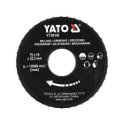 YATO YT-59145 Ráspolykorong sarokcsiszolóra fához 75 mm átmérő fogak a paláston