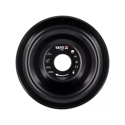 YATO YT-59157 Ráspolykorong sarokcsiszolóra fához 125 mm átmérő konvex / mélyítő korong