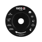 YATO YT-59159 Ráspolykorong sarokcsiszolóra fához 125 mm átmérő fogazott része döntött finom fogazással