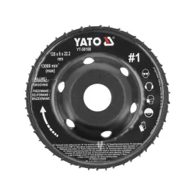 YATO YT-59180 Ráspolykorong durva #1 120 x 22,2 mm