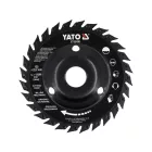 YATO YT-59190 Ráspoly és fűrészkorong sarokcsiszolóra fához 125 mm átmérő