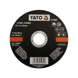 YATO YT-5930 Vágókorong kőre 115 x 1,5 x 22 mm