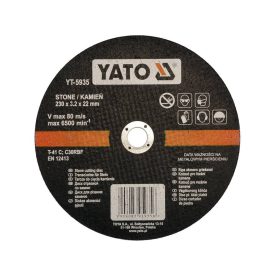 YATO YT-5935 Vágókorong kőre 230 x 3,2 x 22 mm