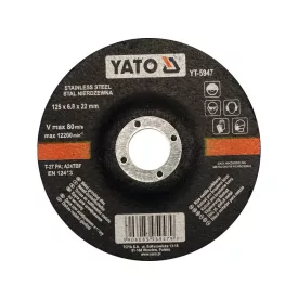   YATO YT-5947 Tisztítókorong fémre 125 x 6,8 x 22,2 mm inox