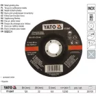 YATO YT-5947 Tisztítókorong fémre 125 x 6,8 x 22,2 mm inox