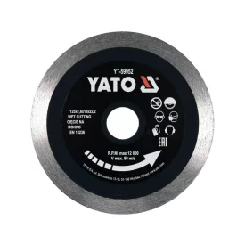   YATO YT-59952 Gyémánt vágókorong 125 x 1,6 x 10 x 22,2 mm folytonos