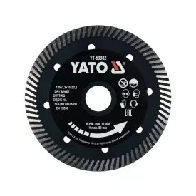   YATO YT-59982 Gyémánt vágókorong 125 x 1,3 x 10 x 22,2 mm turbó