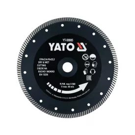   YATO YT-59985 Gyémánt vágókorong 230 x 2,0 x 10 x 22,2 mm turbó