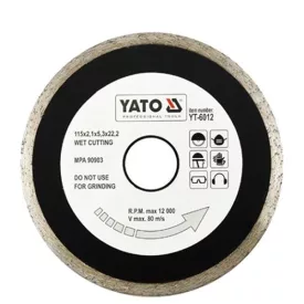   YATO YT-6015 Gyémánt vágókorong 230 x 2,7 x 5,3 x 22,2 mm folytonos