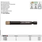 YATO YT-60402 Gyémánt körkivágó 8 mm bit befogással