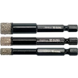   YATO YT-60409 Gyémánt körkivágó készlet 3 részes 6, 8, 10 mm vizes/száraz bitbefogású