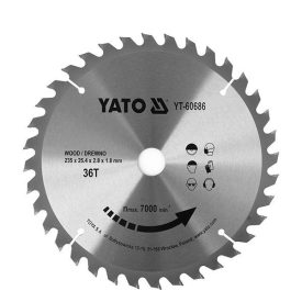   YATO YT-60686 Fűrésztárcsa fához 235 x 25,4 x 1,8 mm / 36T