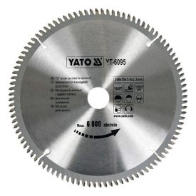   YATO YT-6095 Fűrésztárcsa alumíniumhoz 250 x 30 x 2,2 mm / 100T