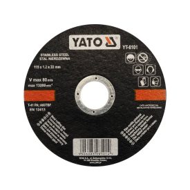 YATO YT-6101 Vágókorong fémre 115 x 1,2 x 22 mm inox