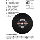 YATO YT-61132 Vágókorong fémre 355 x 3,2 x 25,4 mm