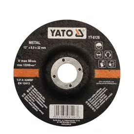 YATO YT-6126 Tisztítókorong fémre 125 x 8,0 x 22,2 mm