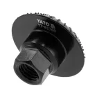 YATO YT-61769 Ráspolykorong sarokcsiszolóra félgömb forma 50 mm átmérő M14