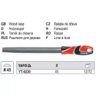YATO YT-6220 Félkerek ráspoly 250 mm / # 45 durva