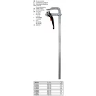 YATO YT-63957 Racsnis szorító 800 x 120 mm