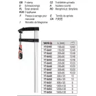 YATO YT-6454 Gyorscsavarszorító 1500 x 120 mm