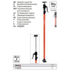 YATO YT-64552 Teleszkópos támasztó rúd 1250-2900 mm 30 kg